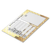 アクティビティログ毎日タスク時間レコードメモ帳 ノートパッド (アングル)