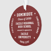 アクティビティ&学校卒業オーナメント オーナメント (正面)