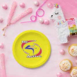 アクティブである ペーパープレート