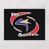 アクティブである ポストカード (正面)