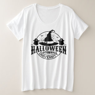 アクティブなハロウィーン市立大学ウィメンズ プラスサイズTシャツ