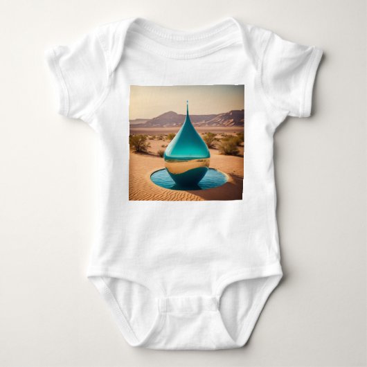 アクティブな子供に快適 ベビーボディスーツ (正面)