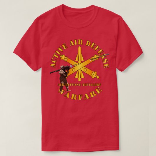 アクティブな航空防衛の戦いが残る Tシャツ (デザイン正面)