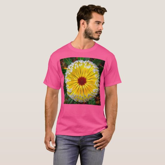 アクティブな青い山のバンクシア Tシャツ (正面フル)