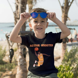 アクティブシューター バスケットボールラバー 面白Tシャツ Tシャツ