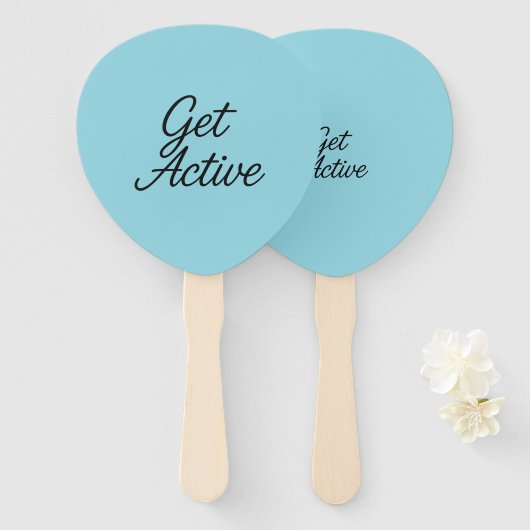 アクティブ化 – 手やる気を起こさせる扇 ハンドファン (正面&裏面)