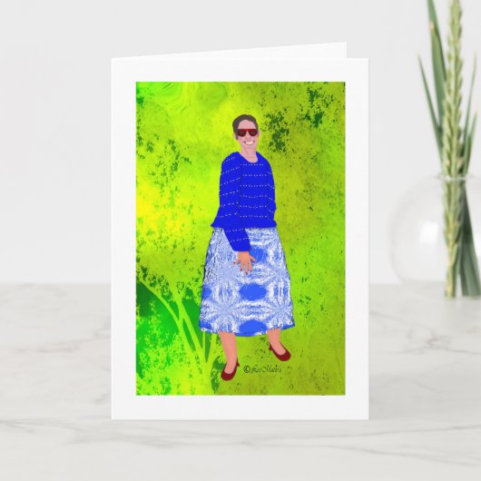 アクティブLeeMarieのクリエイティブデザイン カード (正面)