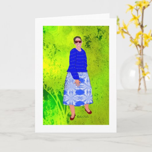 アクティブLeeMarieのクリエイティブデザイン カード (黄色い花)