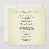 アクテシンプルン伝統的ト結婚式招待状 招待状 (正面)