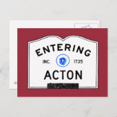 アクトンに入る ポストカード (正面/裏面)