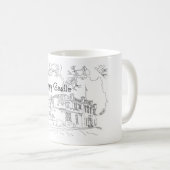 アクナチャリーキャッスルスコットランド コーヒーマグカップ (正面右)