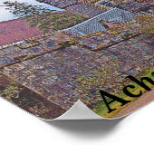 アクナチャリー城スコットランド – キャメロン・クラン ポスター (角)