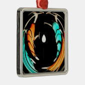 アクナ・マタタのギフト、最新の美しくて驚くべきカラー。 メタルオーナメント (右)