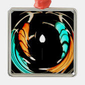 アクナ・マタタのギフト、最新の美しくて驚くべきカラー。 メタルオーナメント (正面)