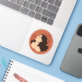 アクネ前向きボー シール (ノートパソコンとiPhone)