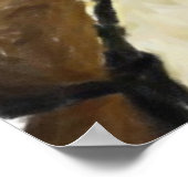 アクハルテケホースポートレートポスタープリント ポスター (角)