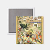 アクバル天皇の勝利のスラットへの入城 マグネット (正面/裏面)