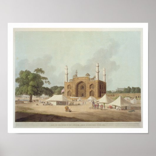 アクバル天皇陵門（1542年～1605年） ポスター (正面)