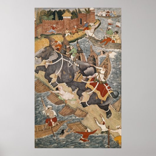 アクバル・テムズ・ザ・サベージ・エレファント、ハワ ポスター (正面)