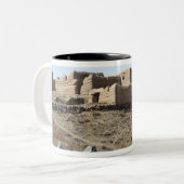 アクバルKh村の要塞の化合物 ツートーンマグカップ (正面左)