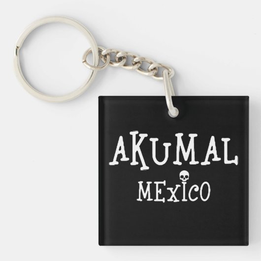 アクマルメキシコデザイン – アクリルキーチェーン キーホルダー (正面)