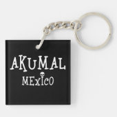 アクマルメキシコデザイン – アクリルキーチェーン キーホルダー (裏面)