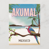 アクマルメキシコビーチ旅行先 ポストカード (正面)