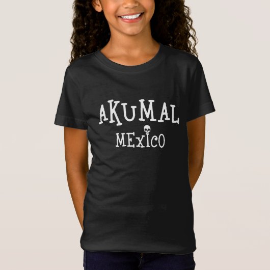 アクマル メキシコ デザイン ガールズ フィンジャージー Tシャツ (正面)