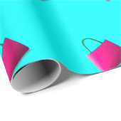 アクモダンアブルーおもしろいシック ラッピングペーパー (ロールコーナー)