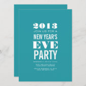 アクモダンア2013年大晦日パーティの招待状 招待状 (正面/裏面)