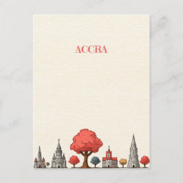 アクラガーナ旅行はがき ポストカード