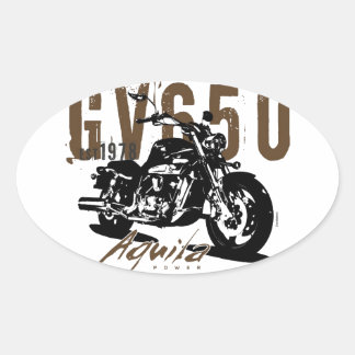 アクラザイーグル 楕円形シール