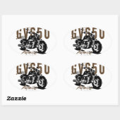 アクラザイーグル 楕円形シール (シート)