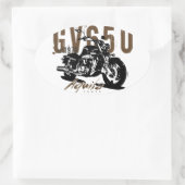 アクラザイーグル 楕円形シール (バッグ)