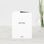 アクラシックフリカの夫の父の日のカード カード (裏面)