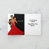 アクラシックフリカの夫の父の日のカード カード (内部)