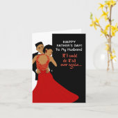 アクラシックフリカの夫の父の日のカード カード (黄色い花)