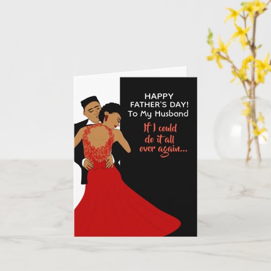 アクラシックフリカの夫の父の日のカード カード (黄色い花)