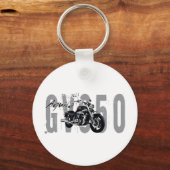 アクラシルバーホワイト キーホルダー (正面)