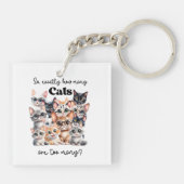 アクリおもしろいル猫キーチェーン キーホルダー (裏面)