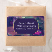 アクリはっきりしたル絵を描ス結婚住所 シール (インサイチュ)