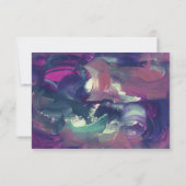 アクリはっきりしたル絵画披露宴カード 招待状 (裏面)