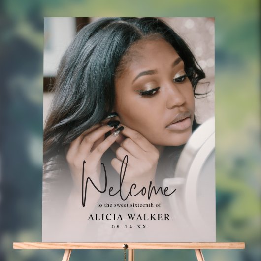 アクリエレガントル甘16ウェルカムサイン アクリルサイン (ニュートラル)