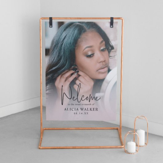 アクリエレガントル甘16ウェルカムサイン アクリルサイン