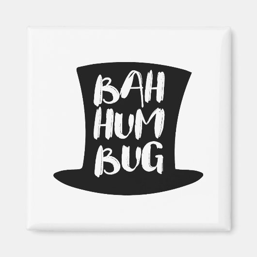 アクリスマスカロルバフンバグホリデースクエアマグネット マグネット (正面)