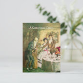 アクリスマスカロルヴィンテージスクルージイラストレーション ポストカード (スタンド正面)