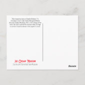 アクリスマスカロルヴィンテージスクルージイラストレーション ポストカード (裏面)