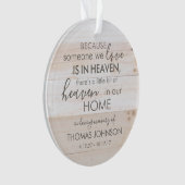 アクリパーソナライズされたル天国オーナメント オーナメント (正面)