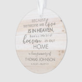 アクリパーソナライズされたル天国オーナメント オーナメント (正面)