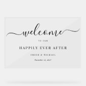 アクリモダンルの印結婚象の後で幸せに アクリルサイン (正面)